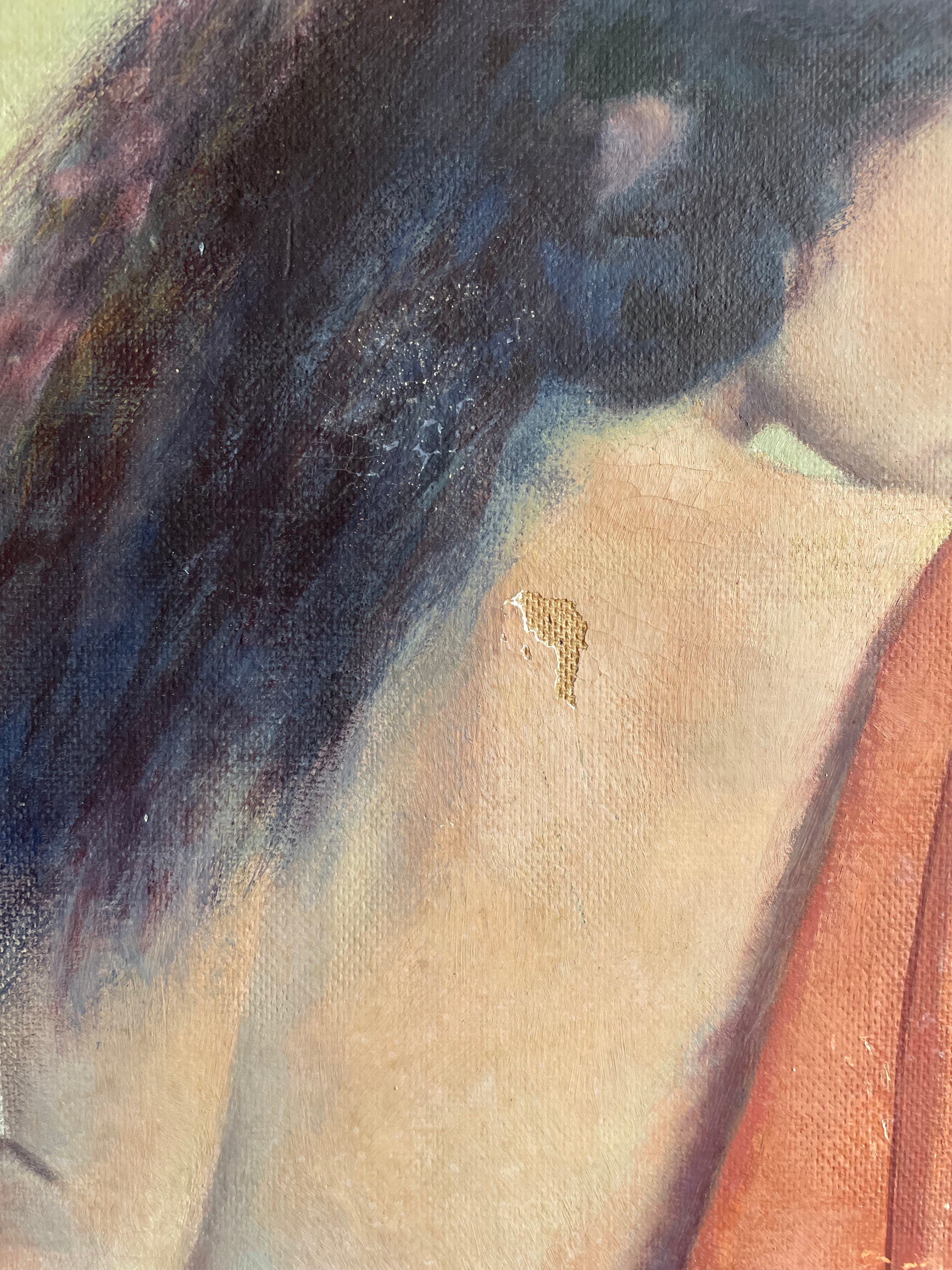 Original Nude - Oil on Board