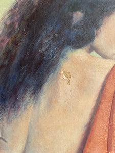 Original Nude - Oil on Board