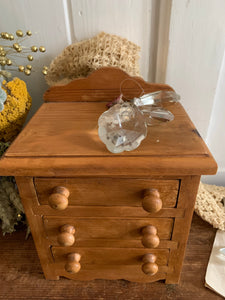 Miniature Vintage Pine Chest of Drawers