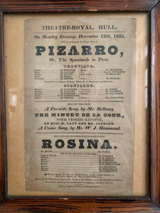 1800s Theatre Poster