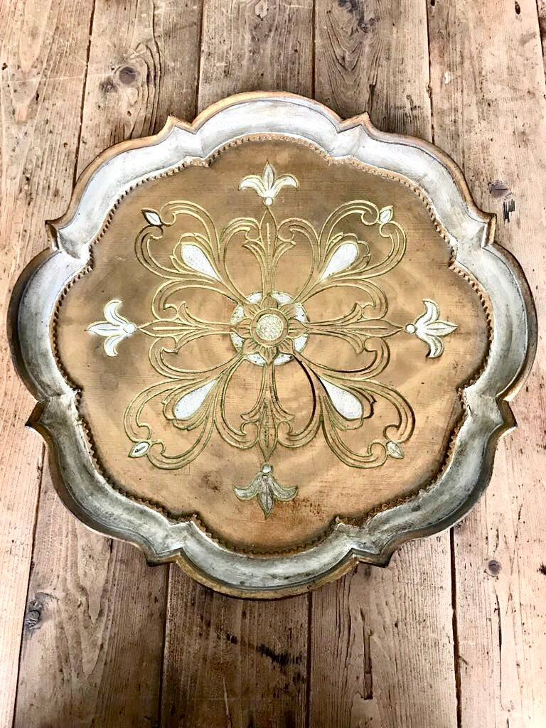 Gold Florentine Gilt Tray