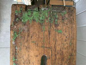 Rustic Green Stool