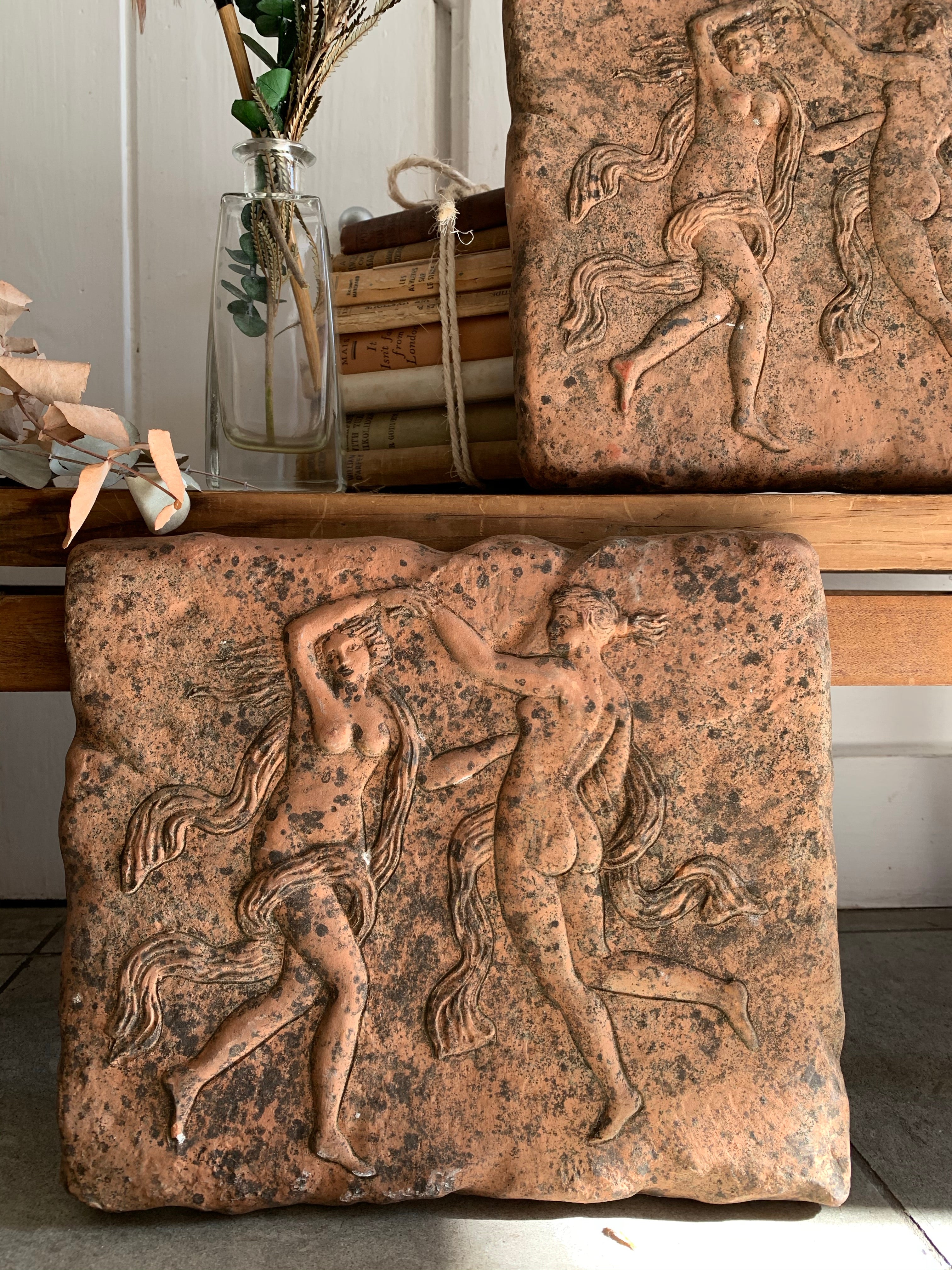 Vintage Terracotta Relief