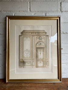 Antique Print No 6 of French Architectural & Ornamental Detail