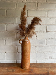 19th Century Ceramic Bottle/Candleholder with Engraved No. 1