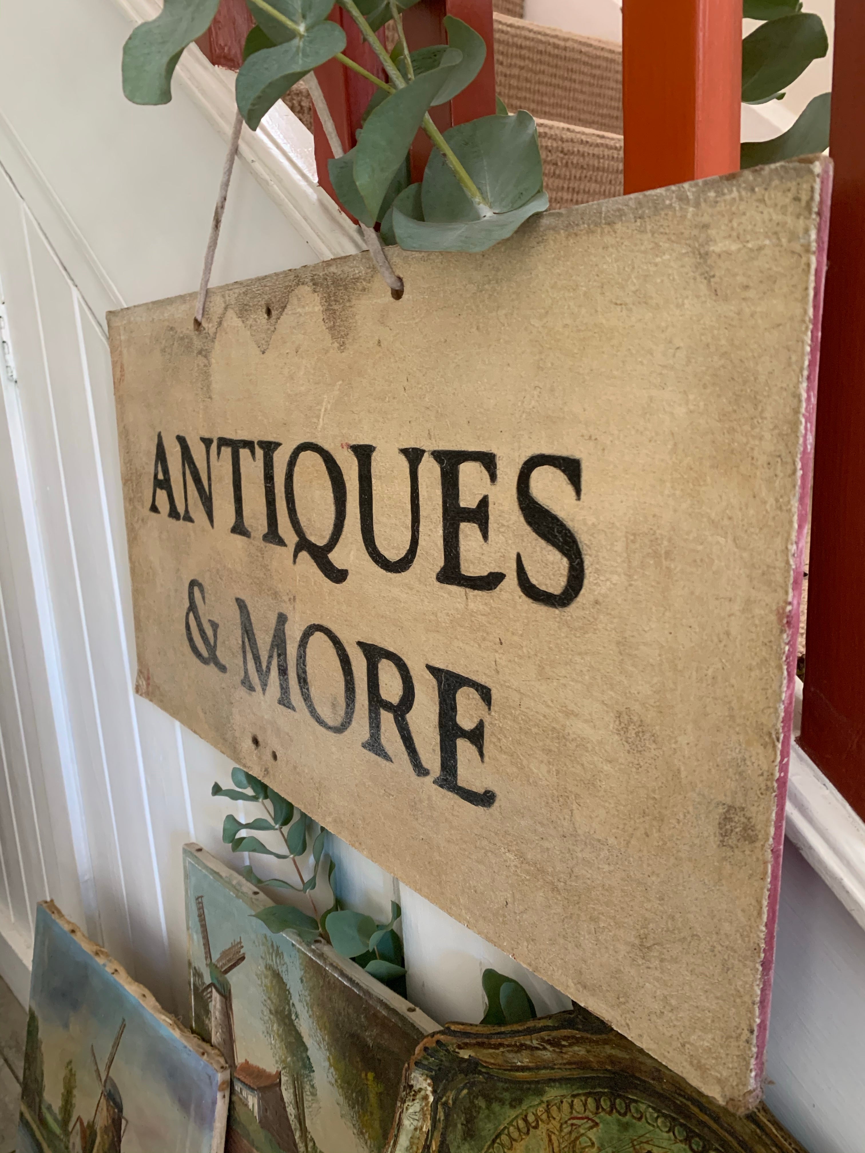 Handmade Wooden Antique Sign