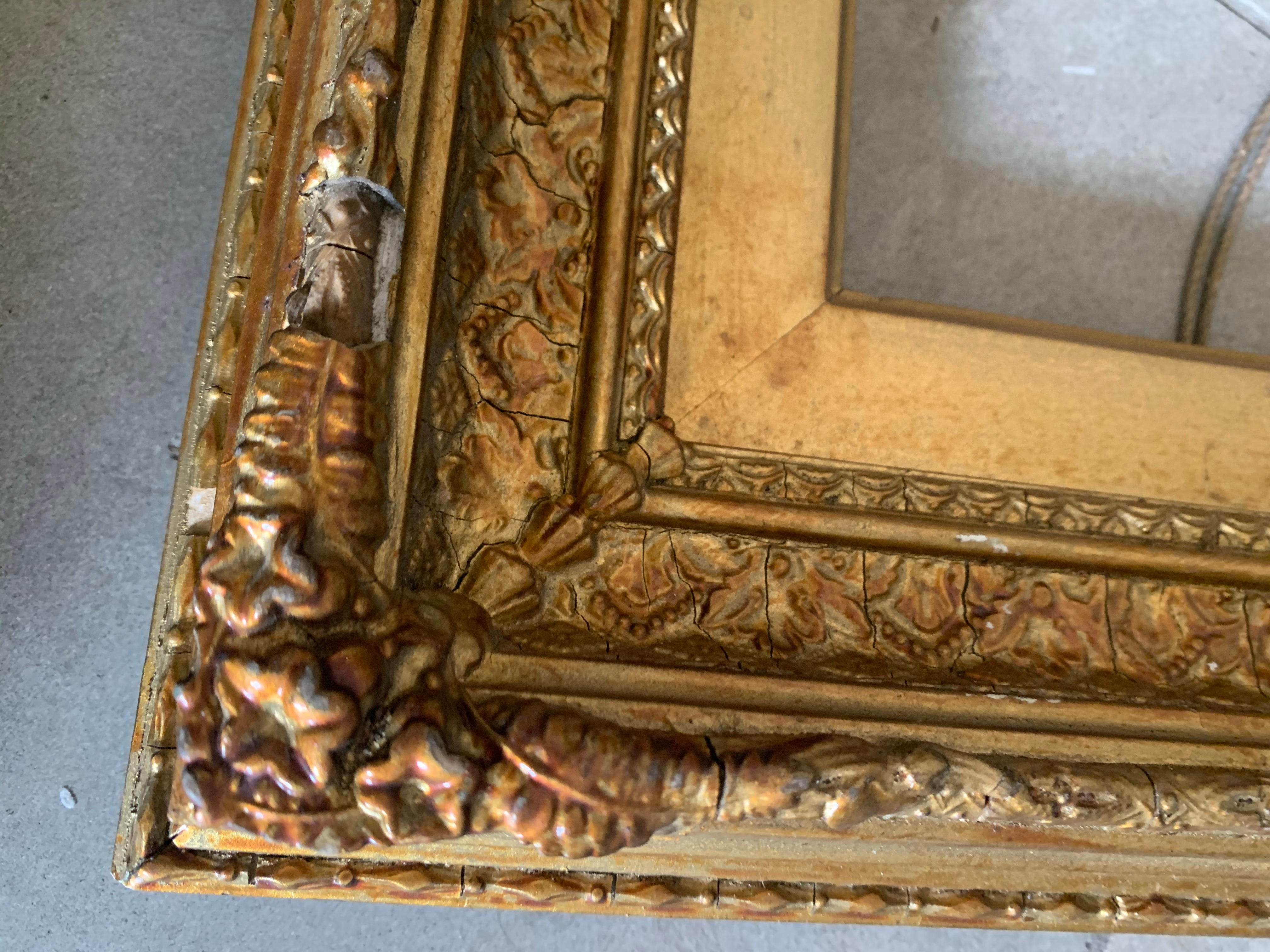 Decorative Carved Gilt Frame