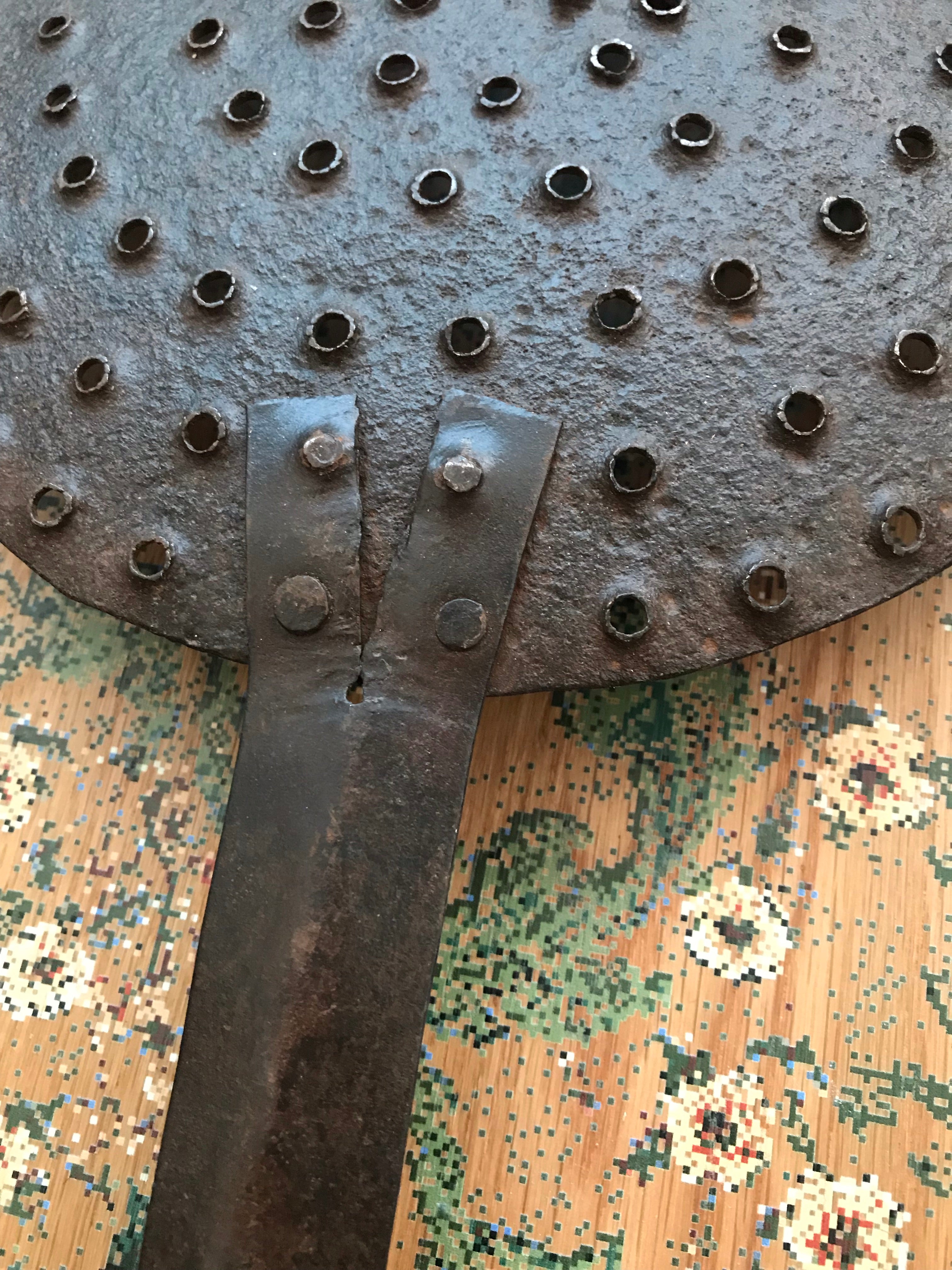 Medium Antique Iron Pan/Chestnut Burner