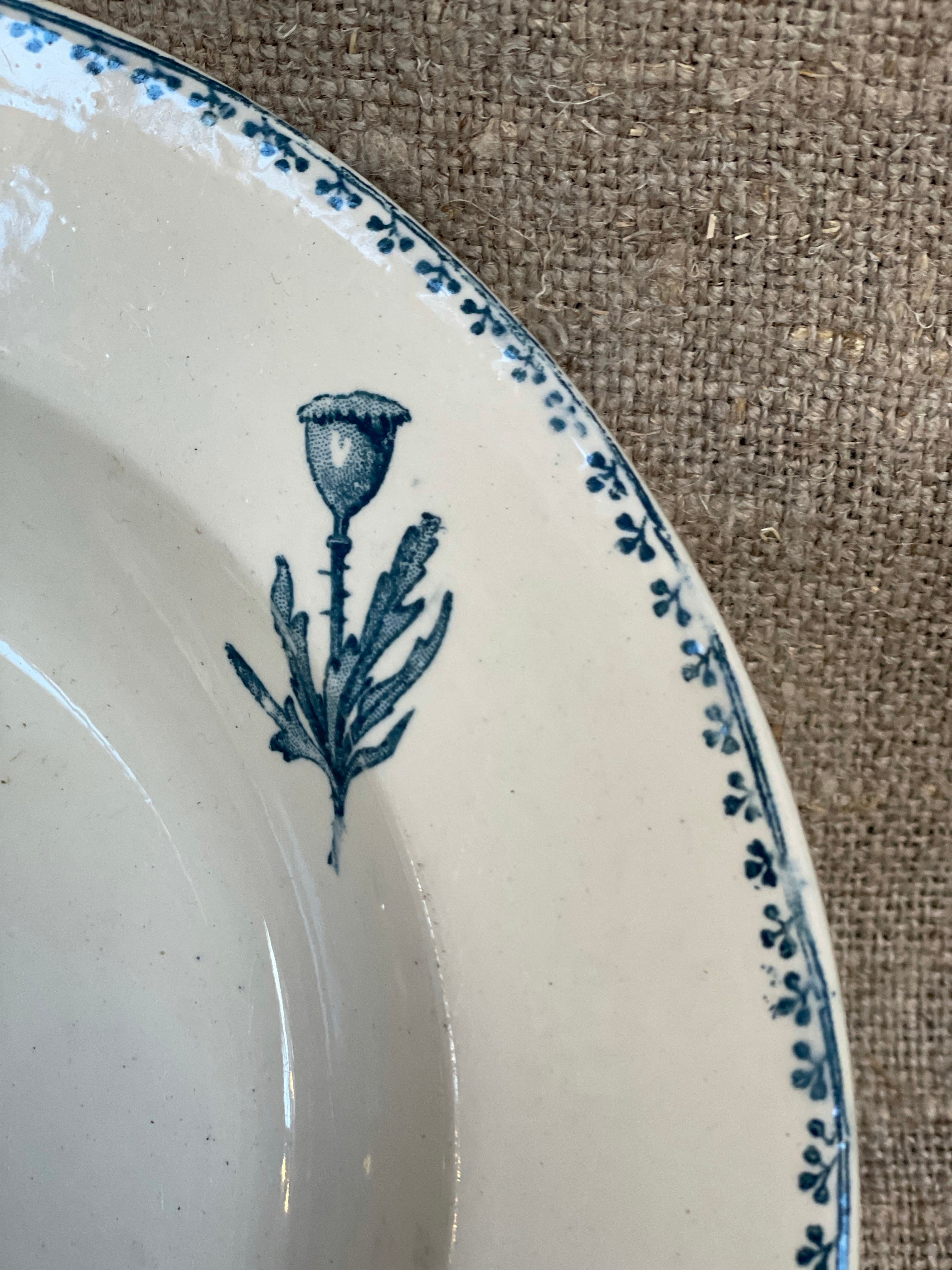 Two French Transferware Bowls
