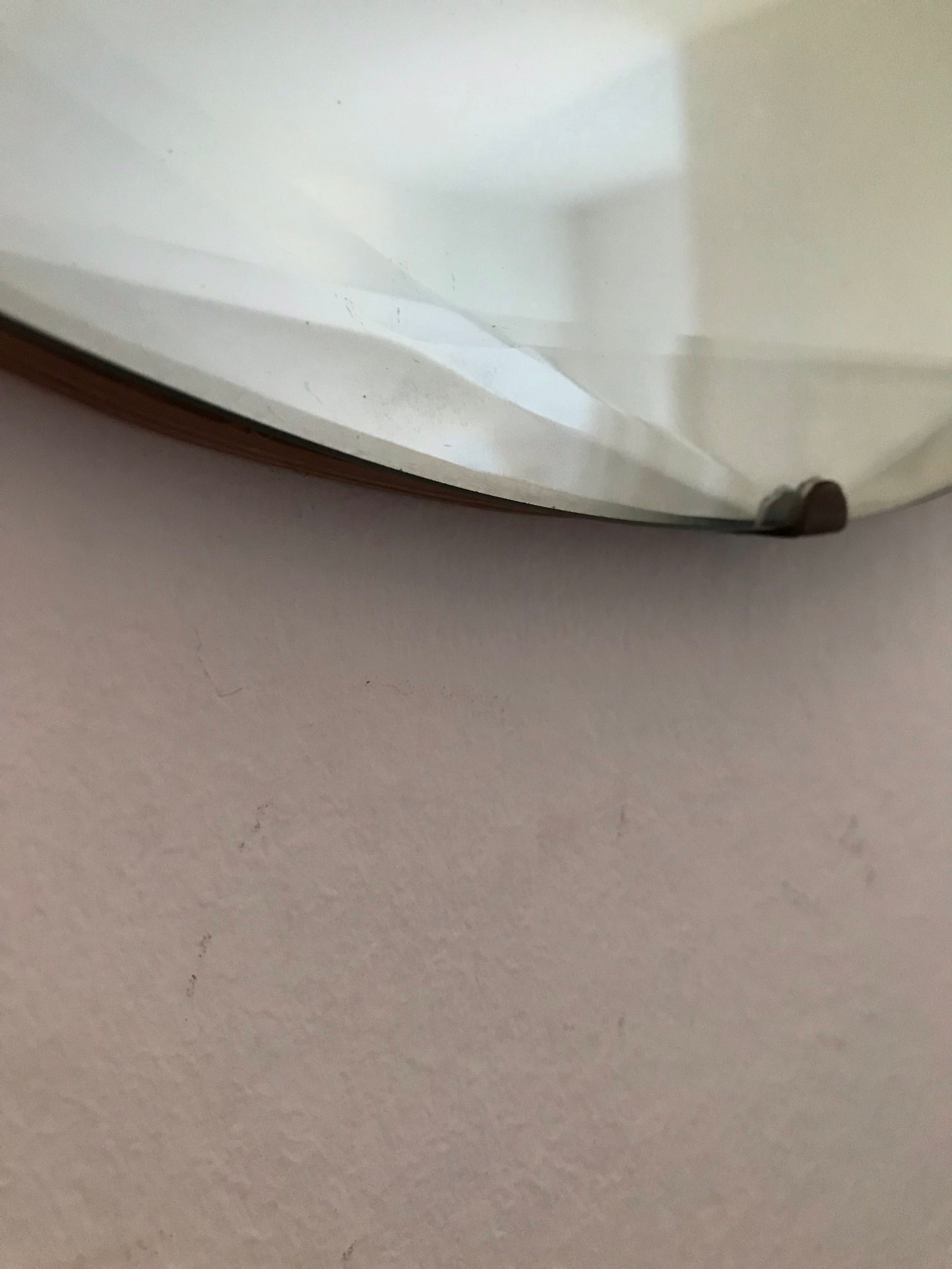 Round Art Deco Decorative Mirror