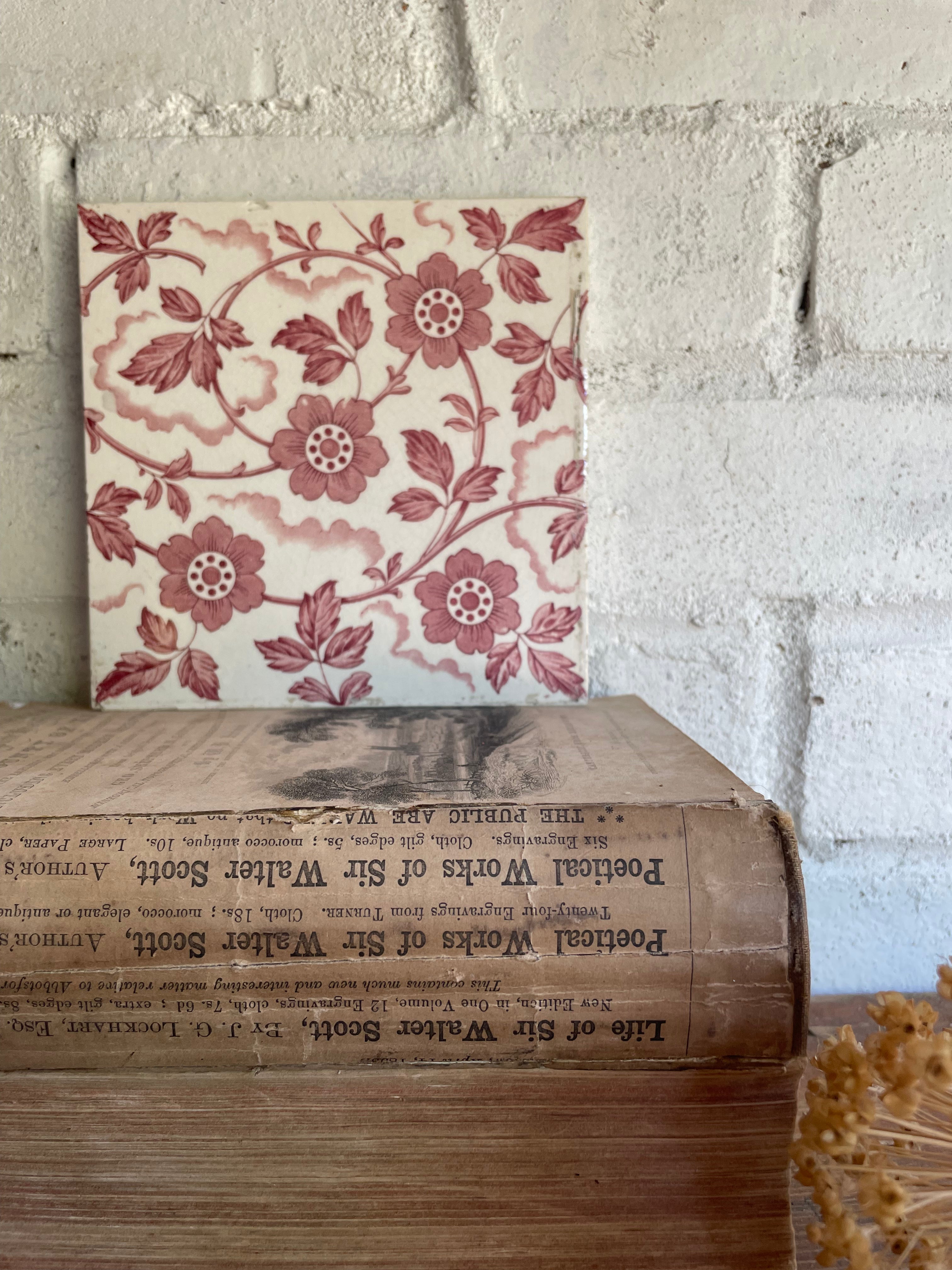 Victorian Pottery Tile