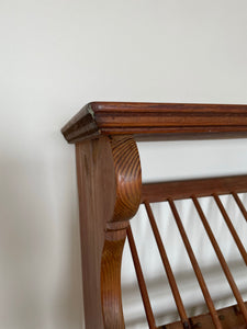 Vintage penny pine plate rack
