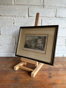 19th Century Framed Architectural Print of St Paul’s School