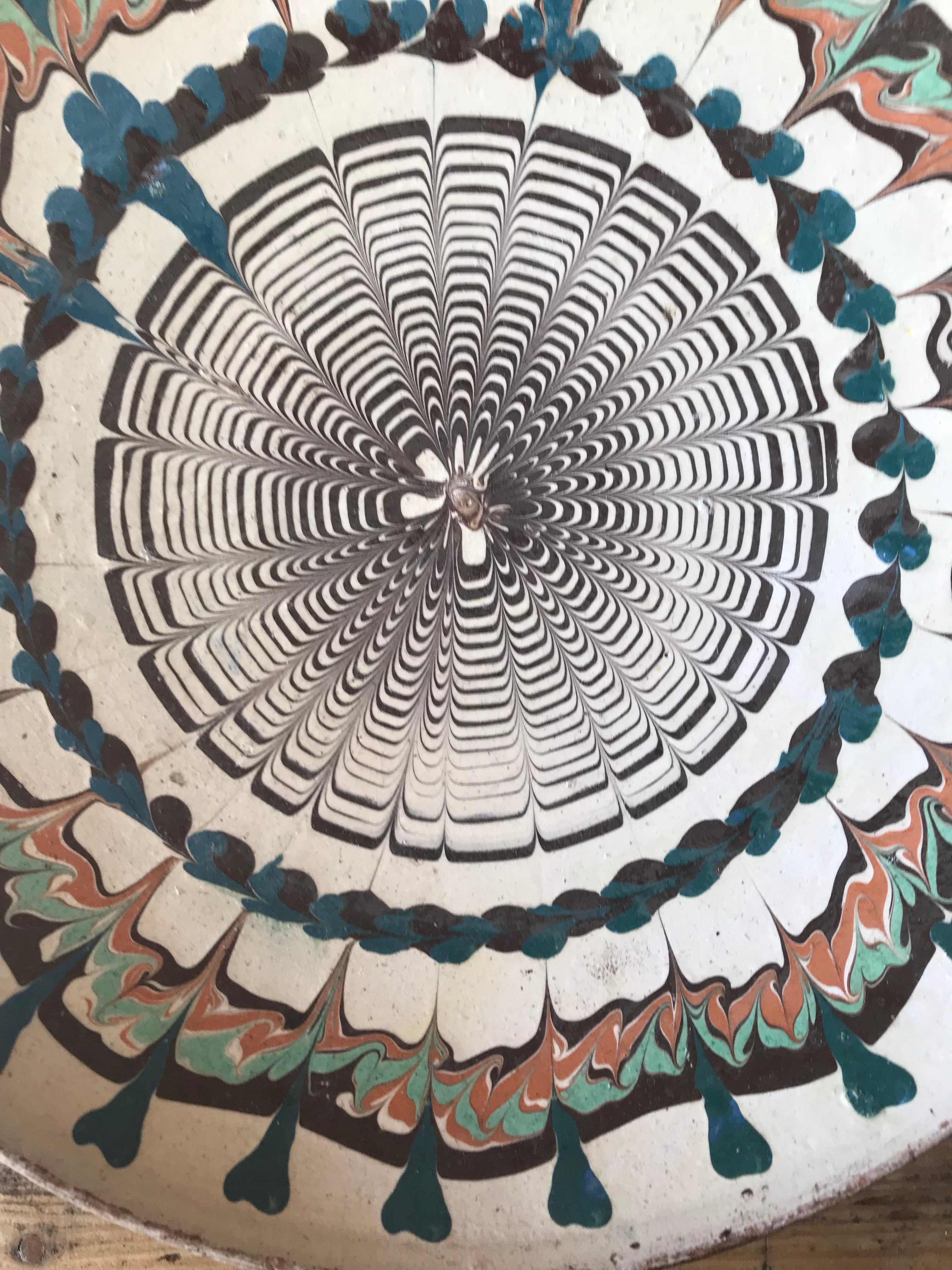 Vintage Romanian Decorative Plate