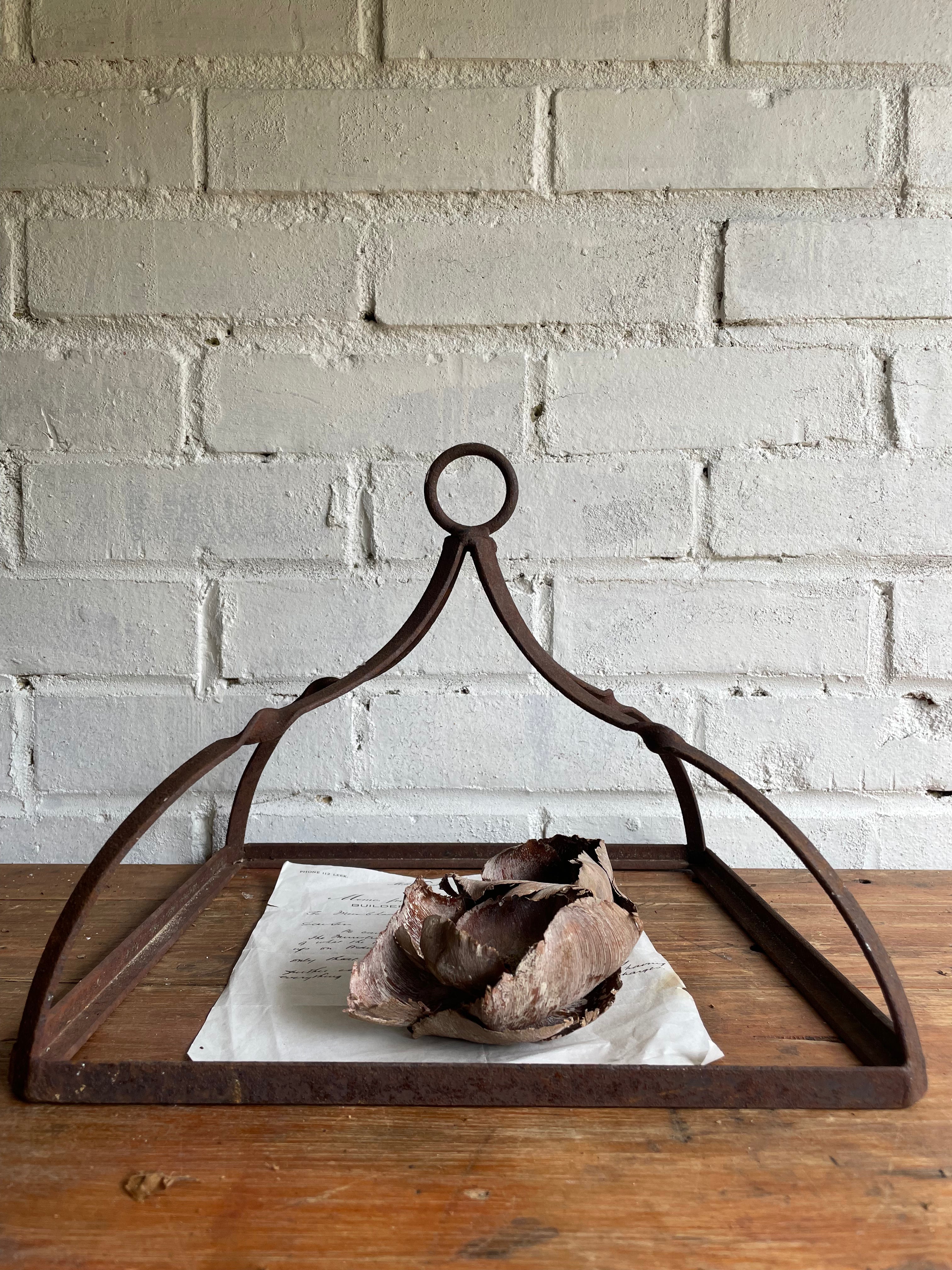 Rustic Metal Cloche