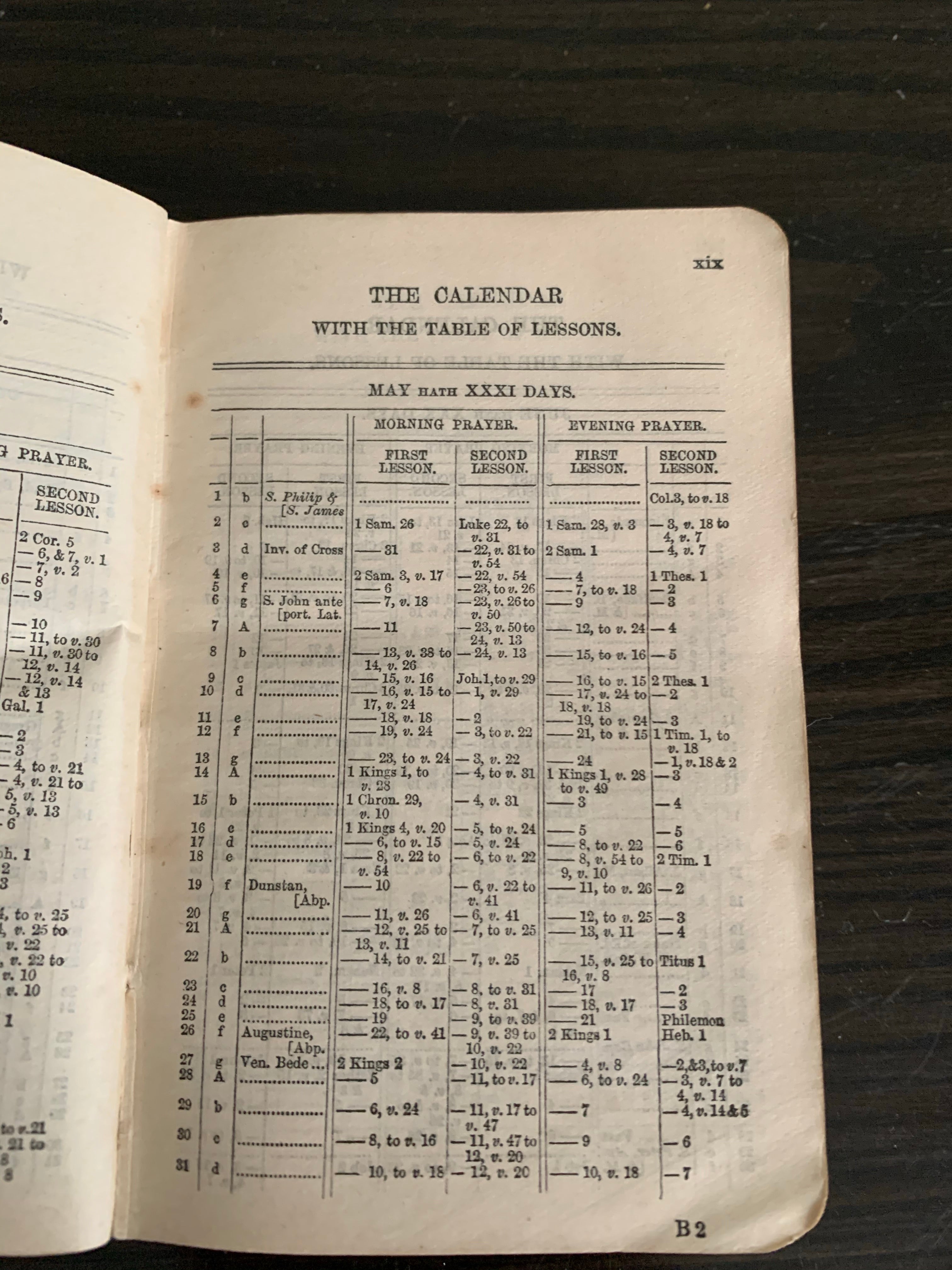 Tiny Old Leather Prayer Book