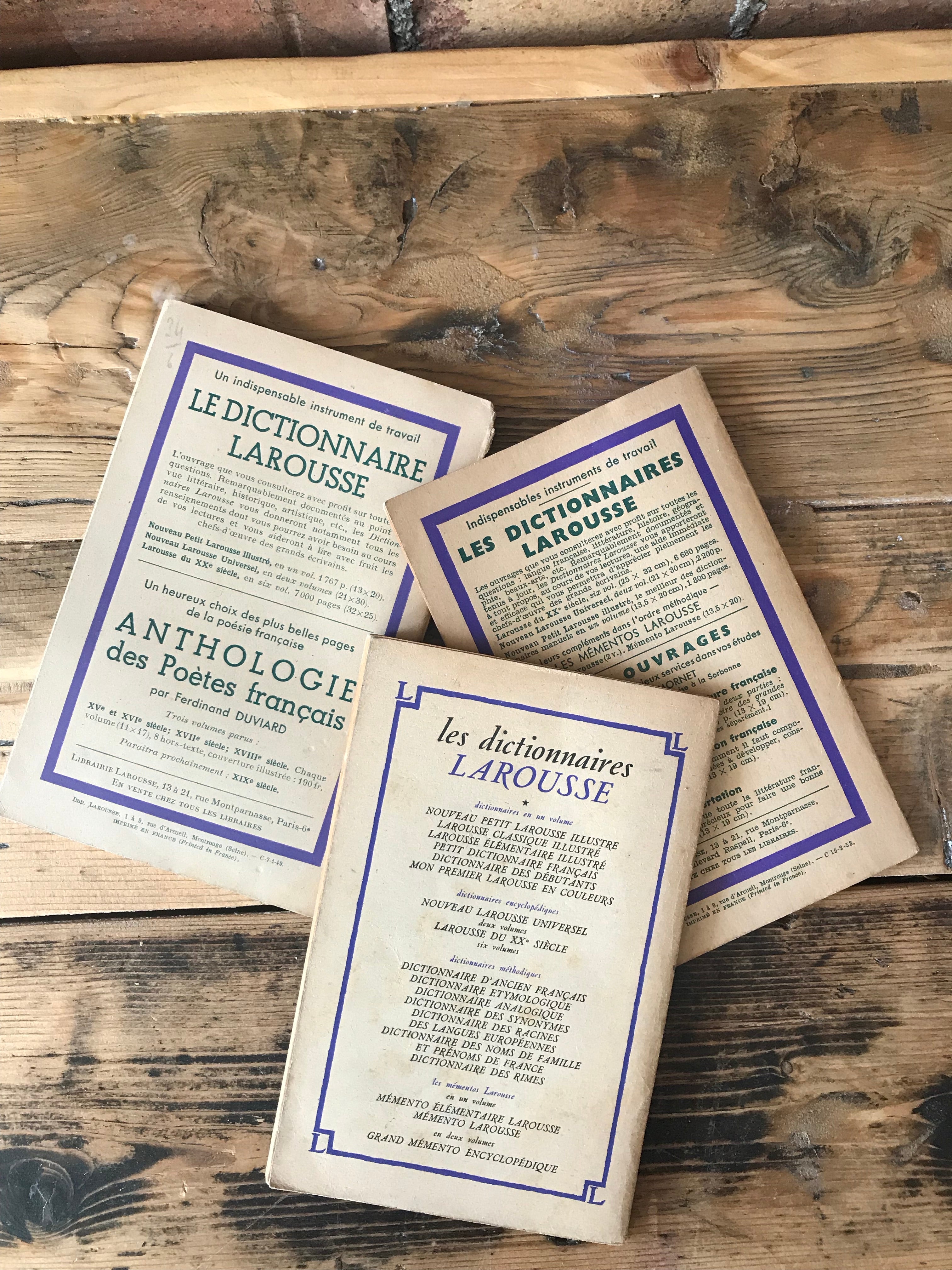 Little French Vintage Books - set of 3