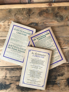 Little French Vintage Books - set of 3