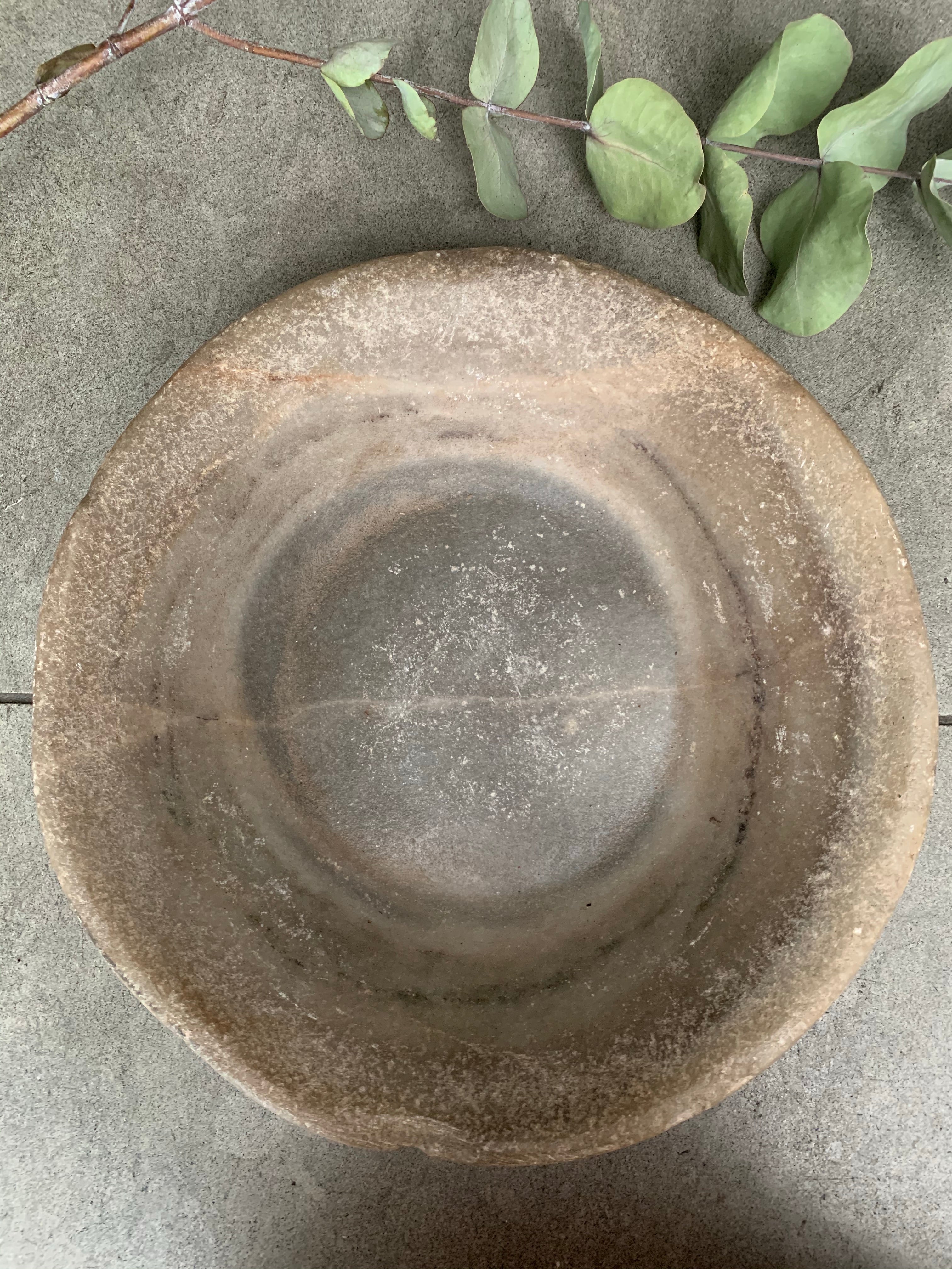 Antique Marble Stone  Bowl 5