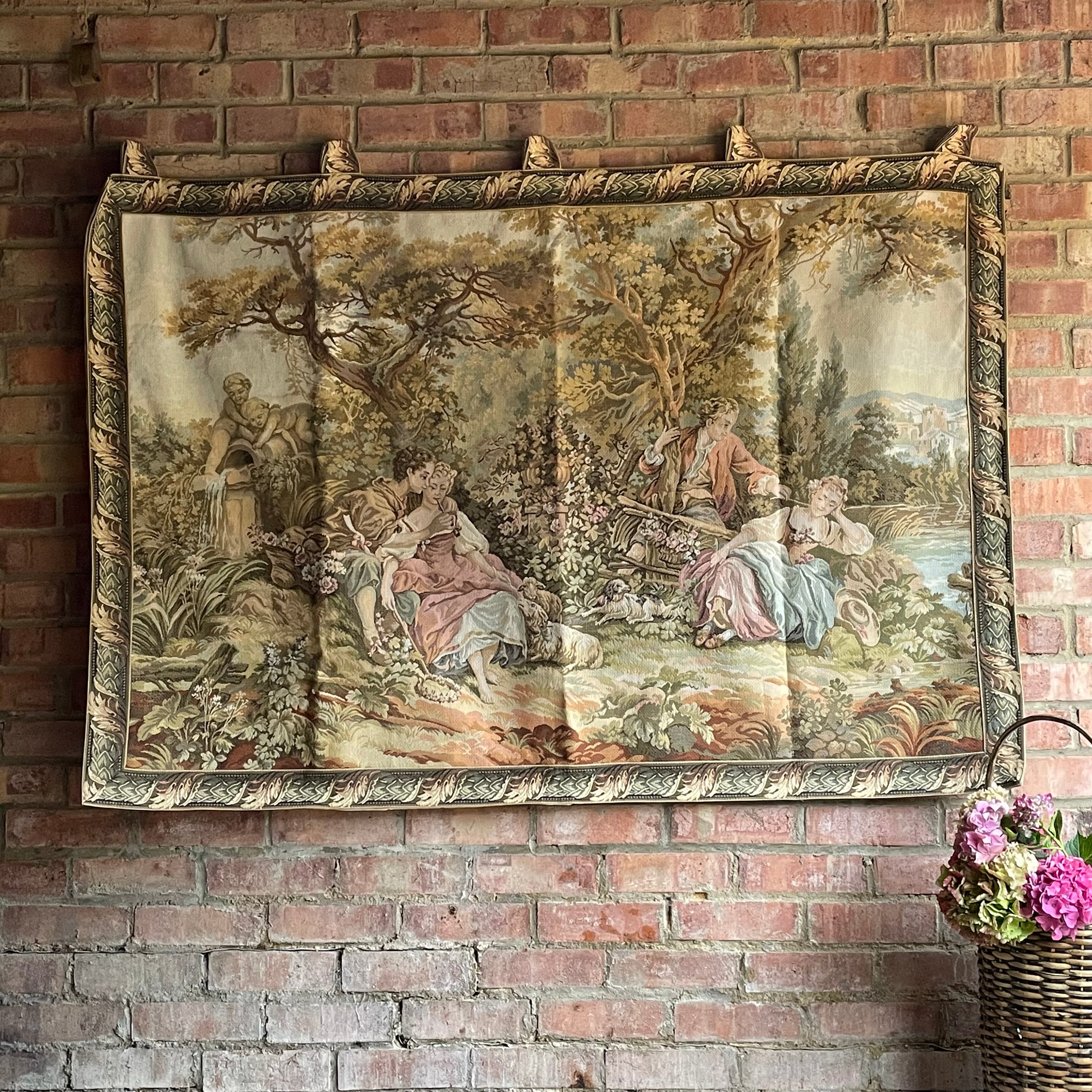 Large French Tapestry - The Lovers
