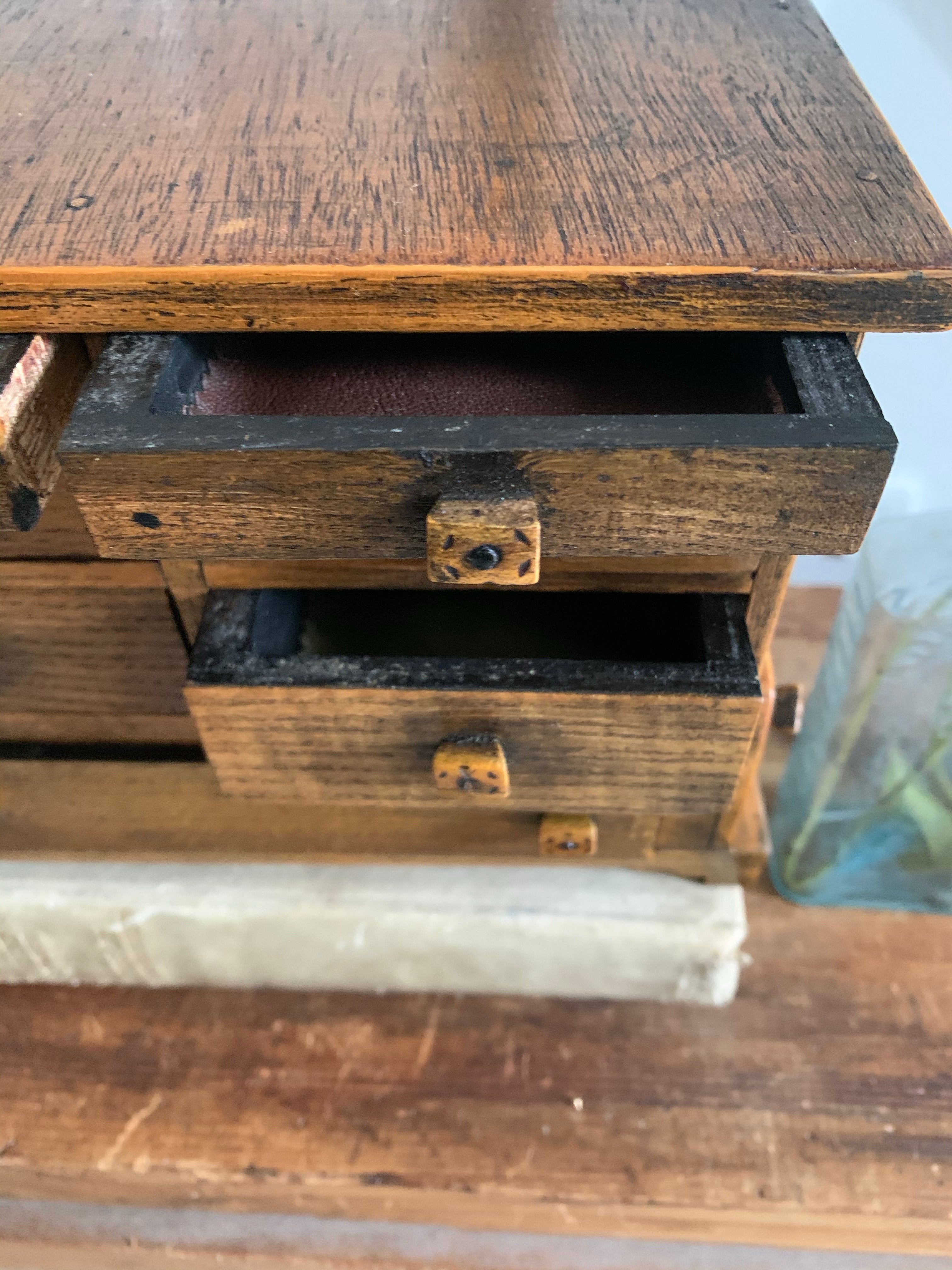 Vintage Miniature Apprentice Drawers