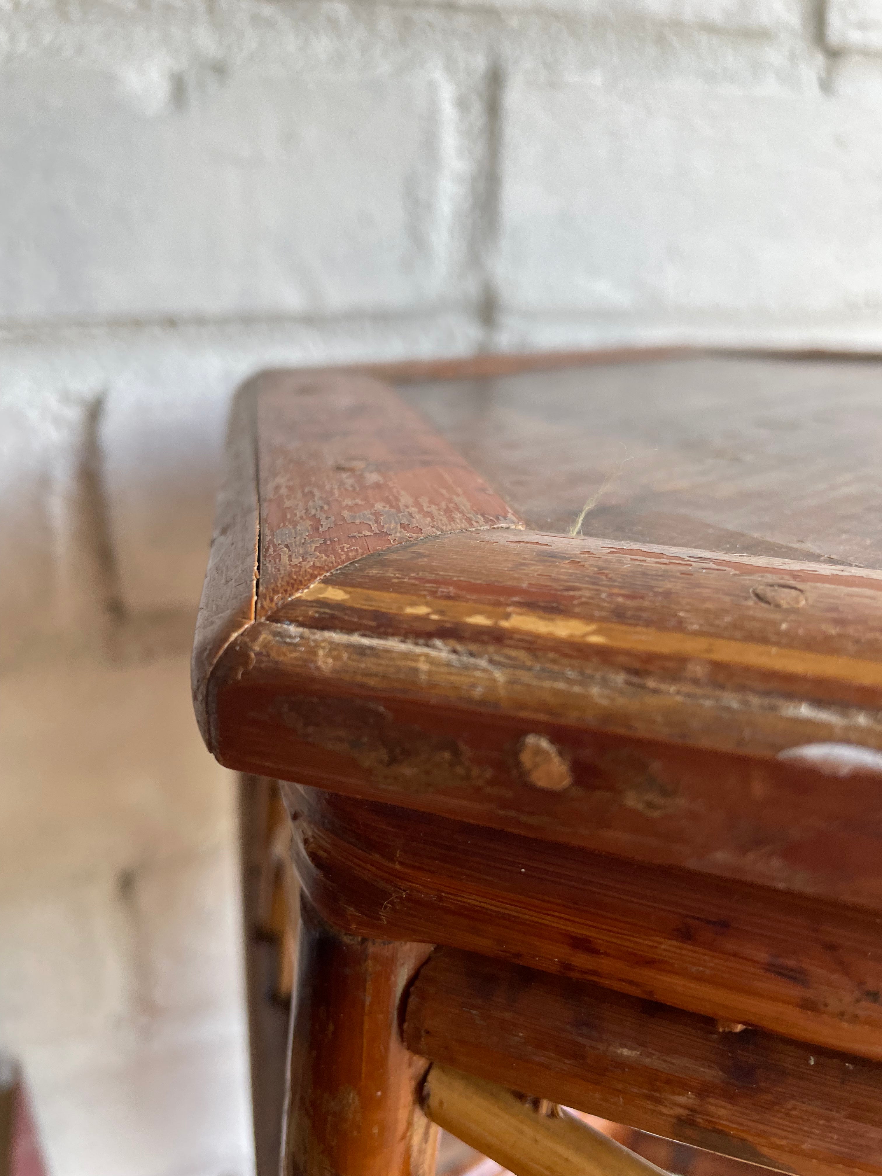 Small Bamboo Sidetable