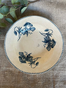 Two French Transferware Bowls