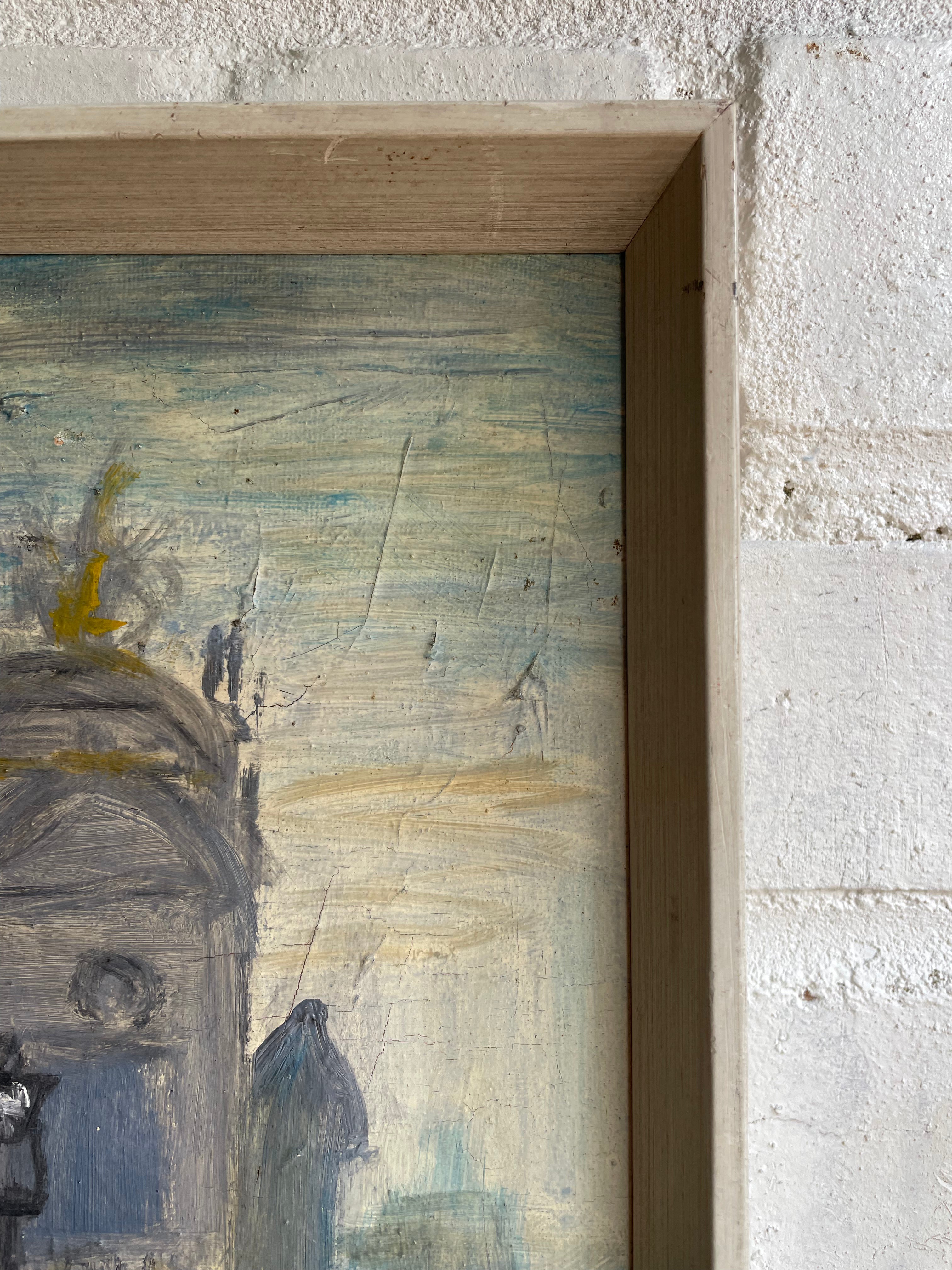 The Palais Garnier: Oil on Board