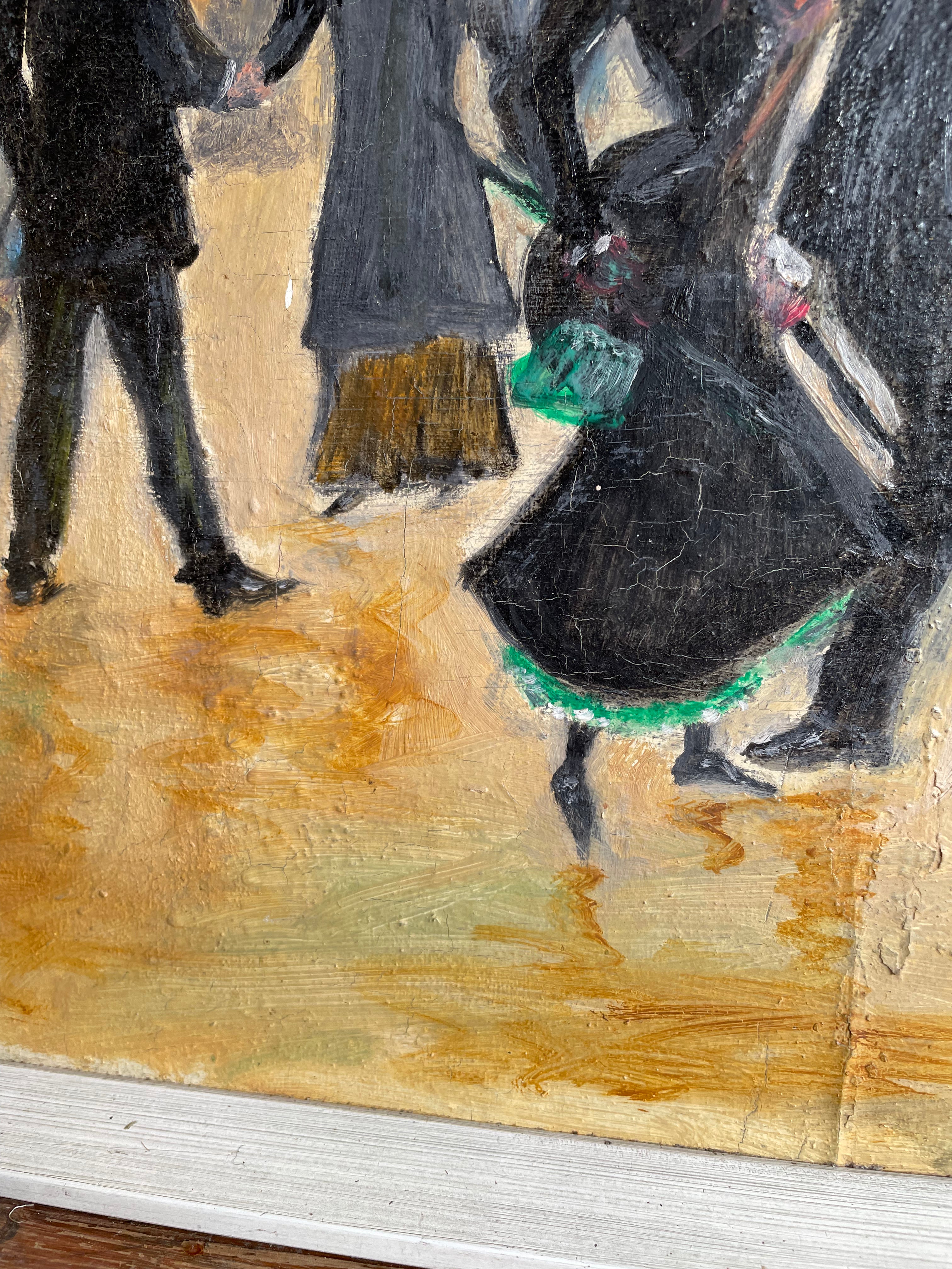 The Palais Garnier: Oil on Board