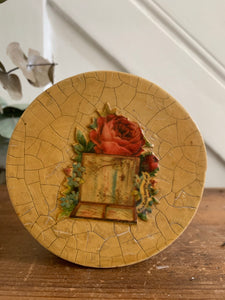 Teeny Decoupage Box with floral detail