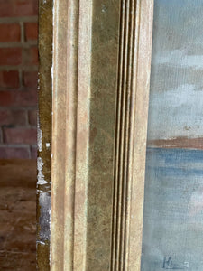 Scottish Seascape: Framed Antique Oil
