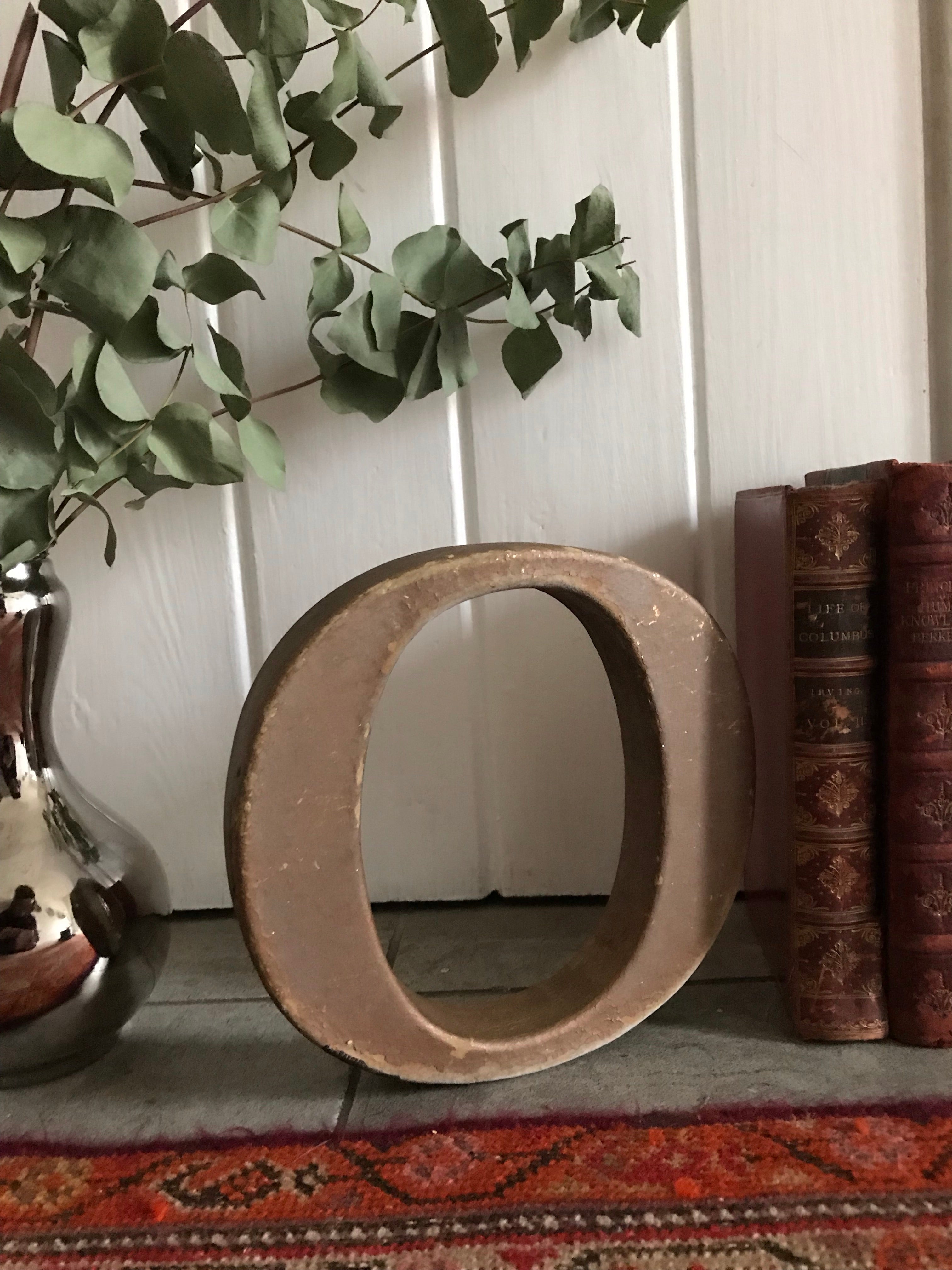 Rustic Stand-Alone Letter "O"