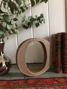 Rustic Stand-Alone Letter "O"