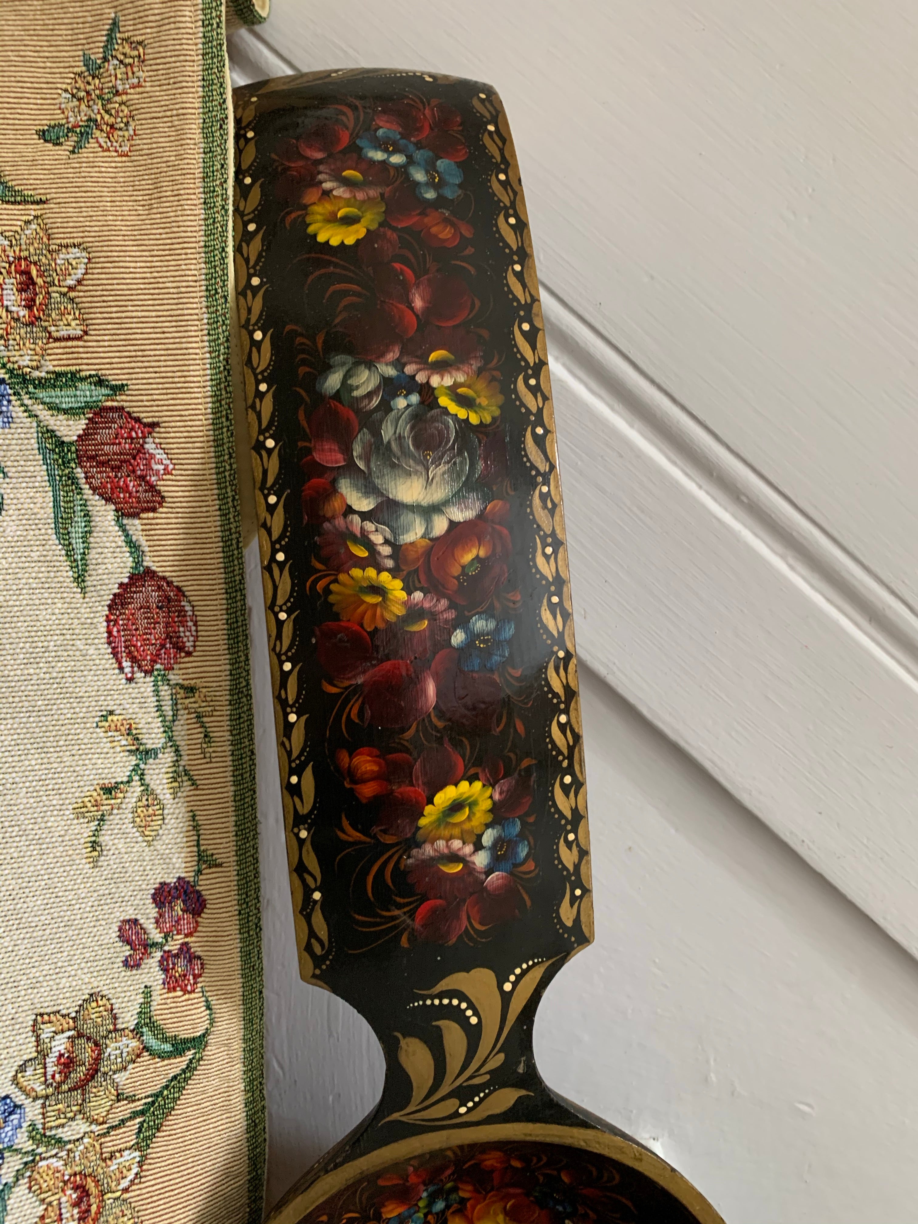 Oversized Antique Papier Mache Ladle