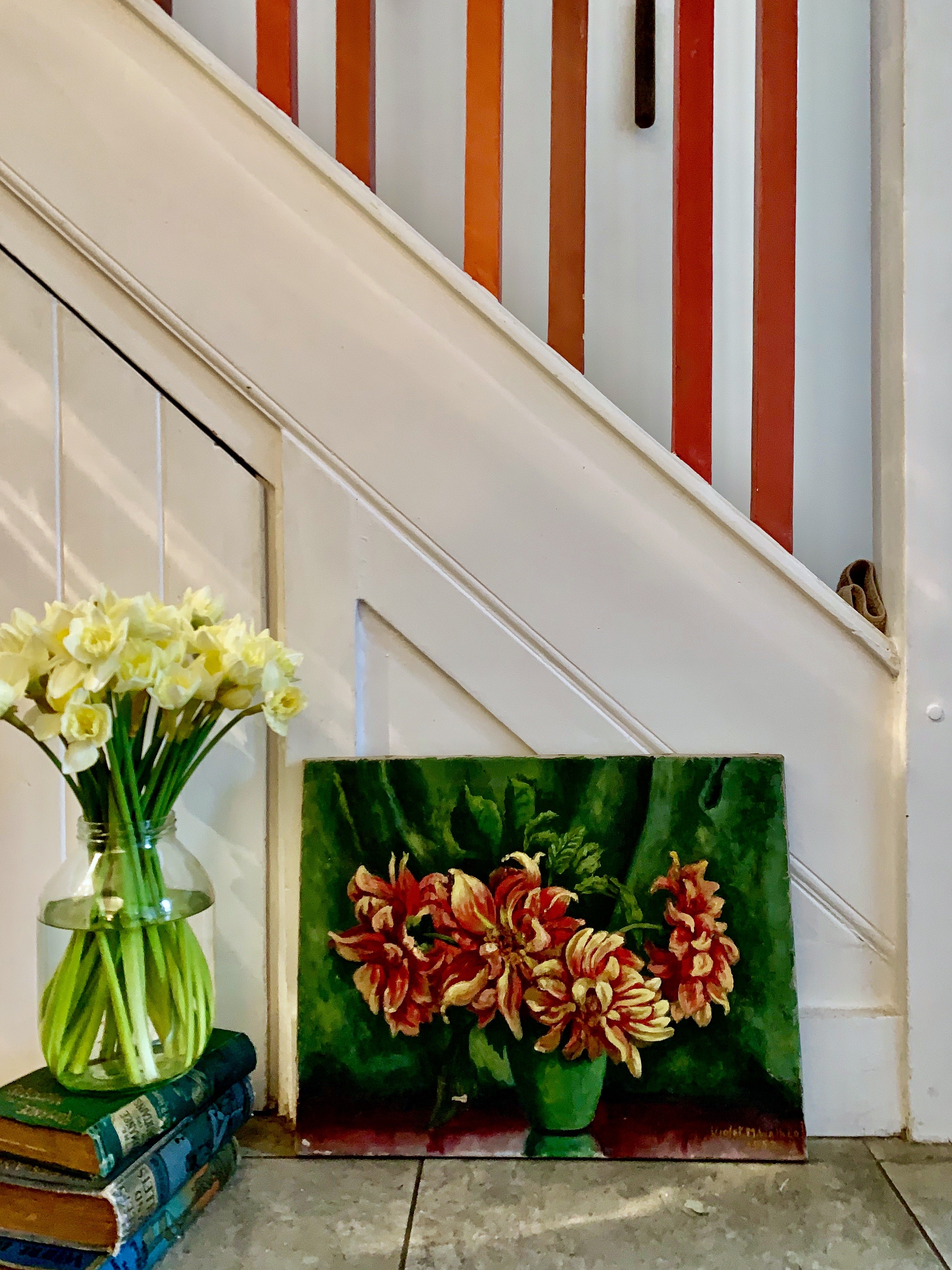 Floral Still Life  - Oil on canvas