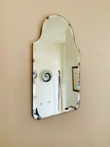 Beautiful Art Deco Mirror with fan clasps