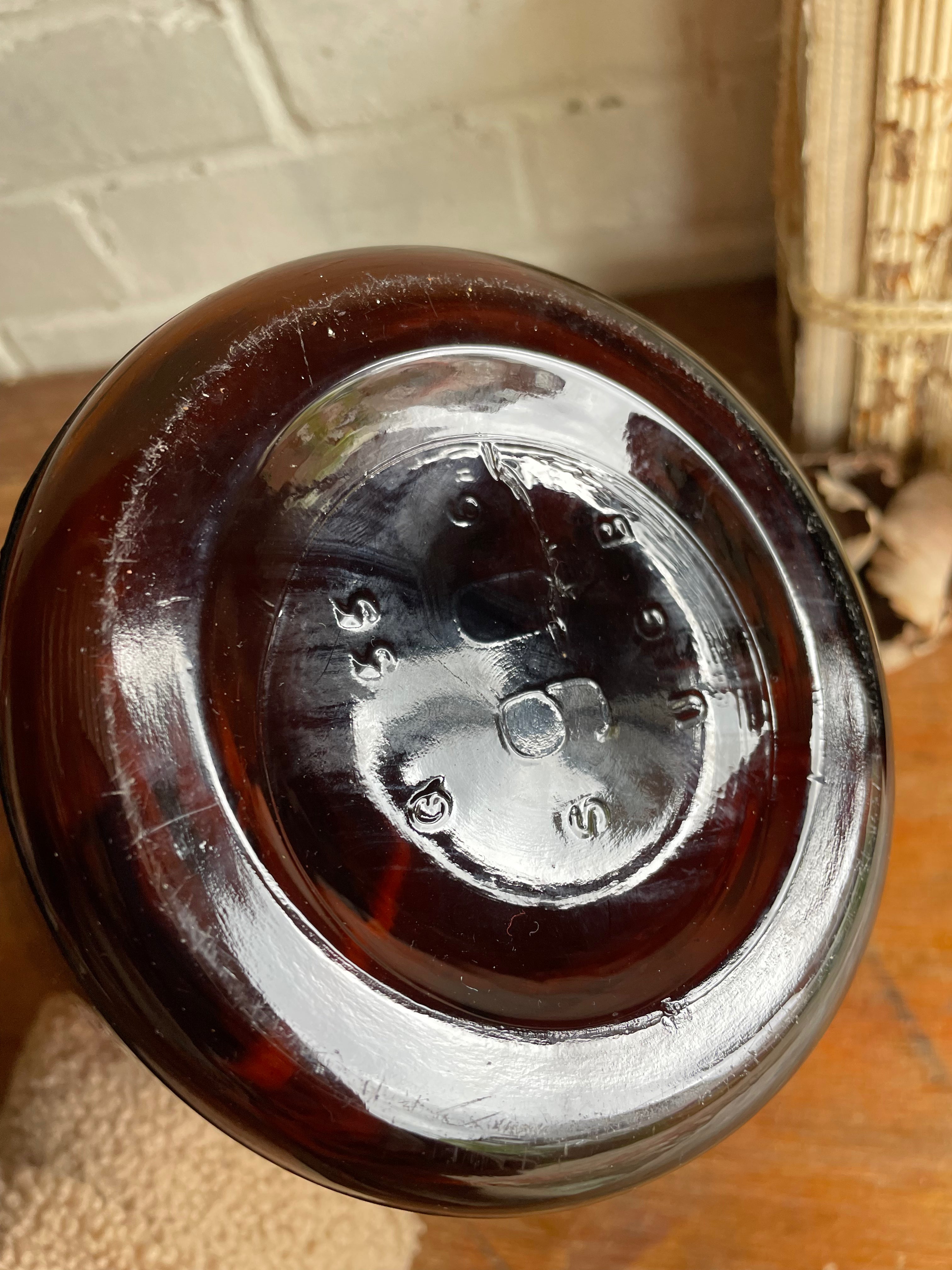 Large Apothecary Bottle with original stopper