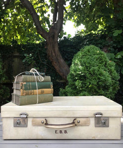 Vintage Cream Suitcase