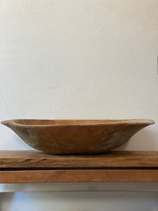 Rustic Wooden Dough Bowl