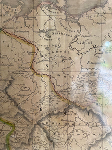 Small 19th Century Framed Map: Germania