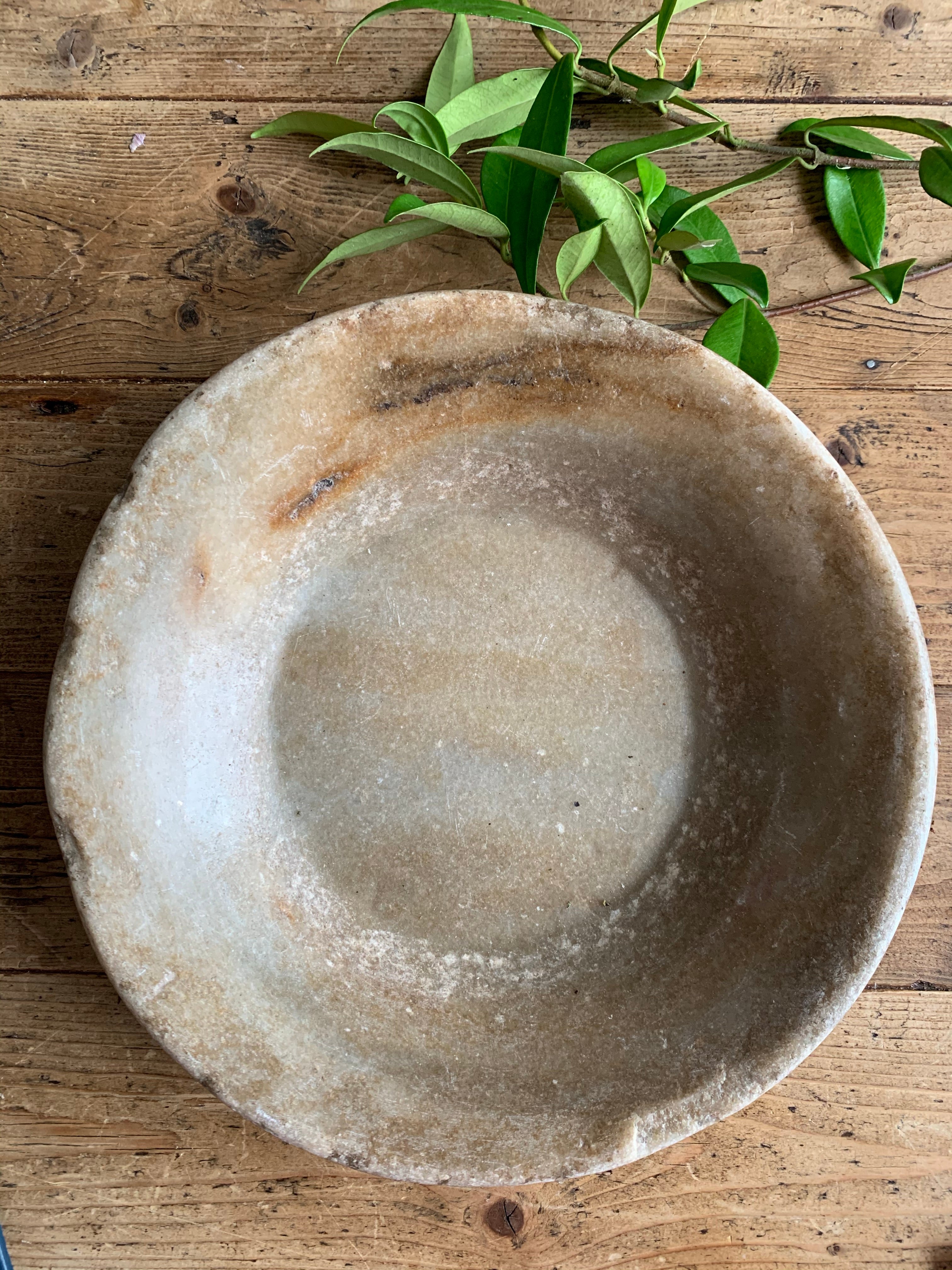 Antique Marble Stone  Bowl 2