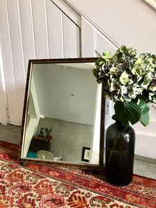 Large Dressing Table Mirror with rustic wooden frame