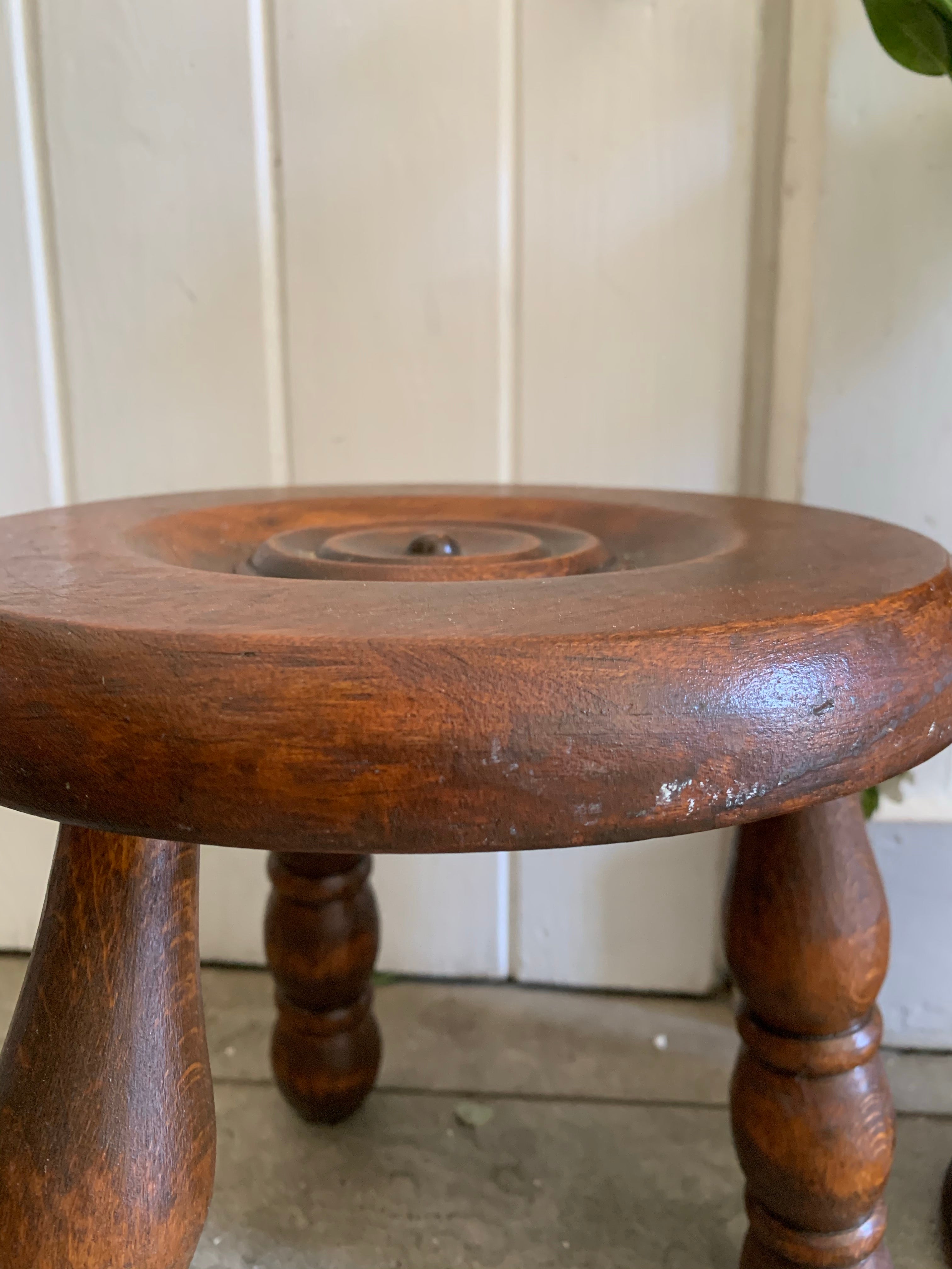 Teeny French Vintage Milking Stool
