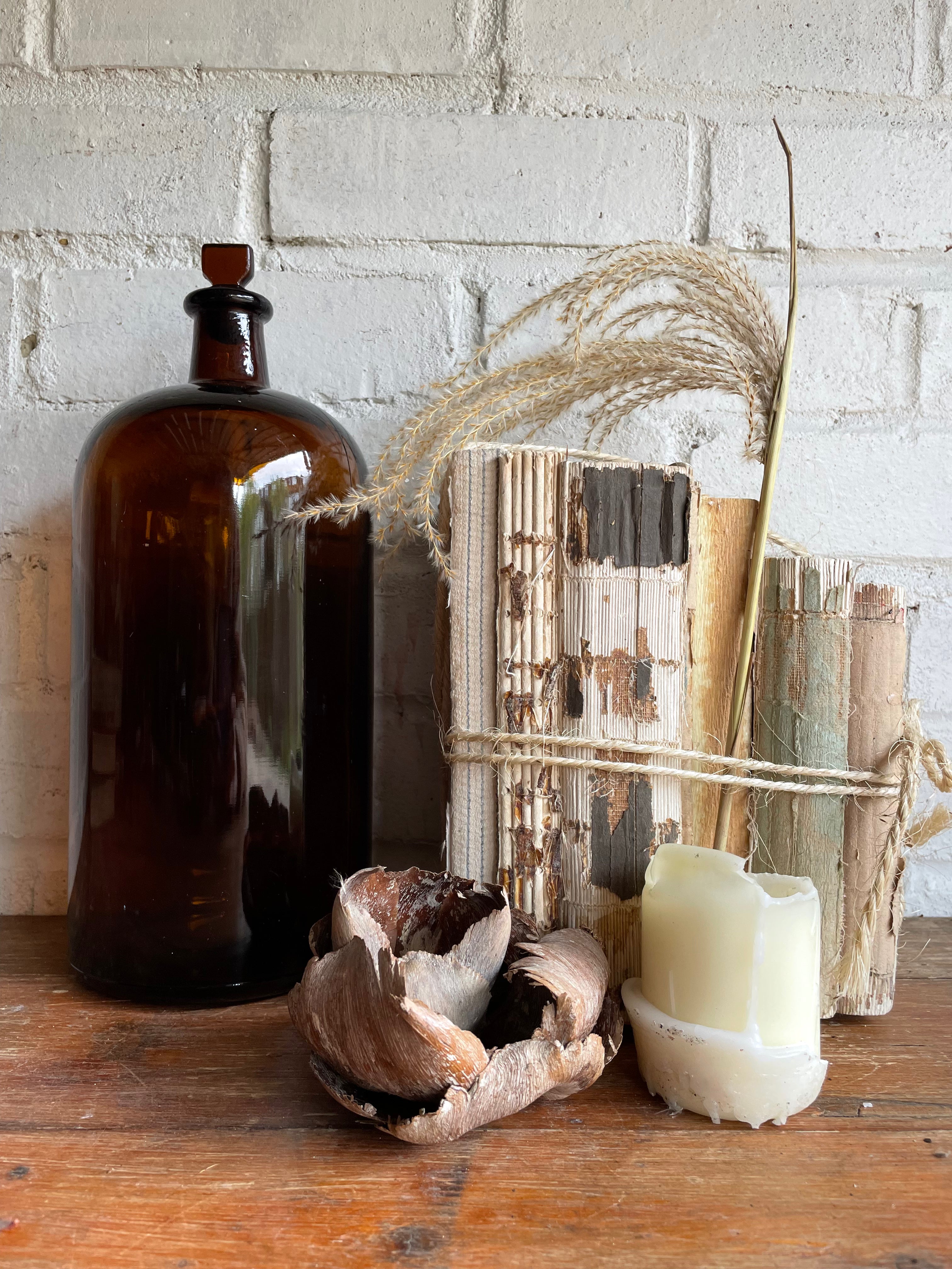 Large Apothecary Bottle with original stopper