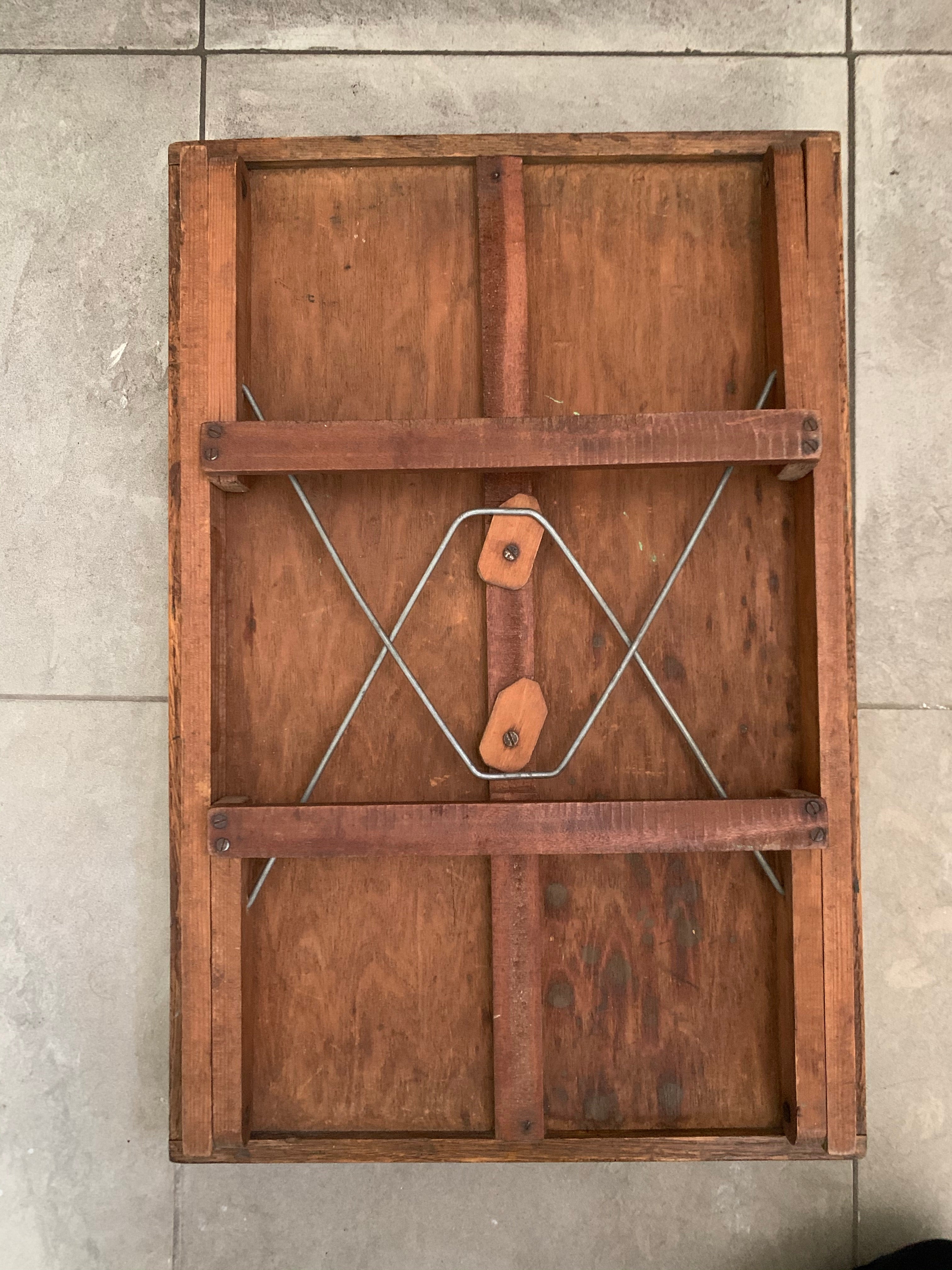 Folding Wooden Serving Tray/Butlers Tray