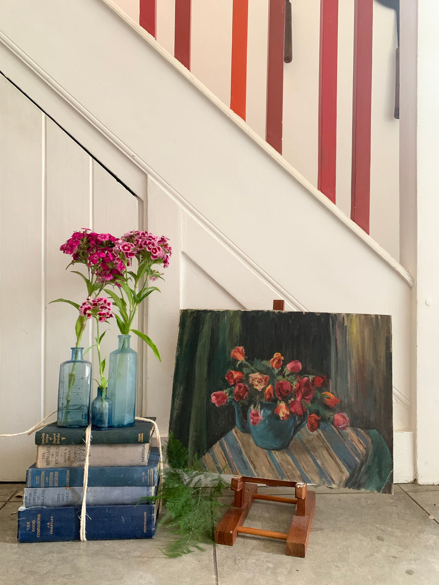 Floral Still Life - Oil on Board – Reclectic
