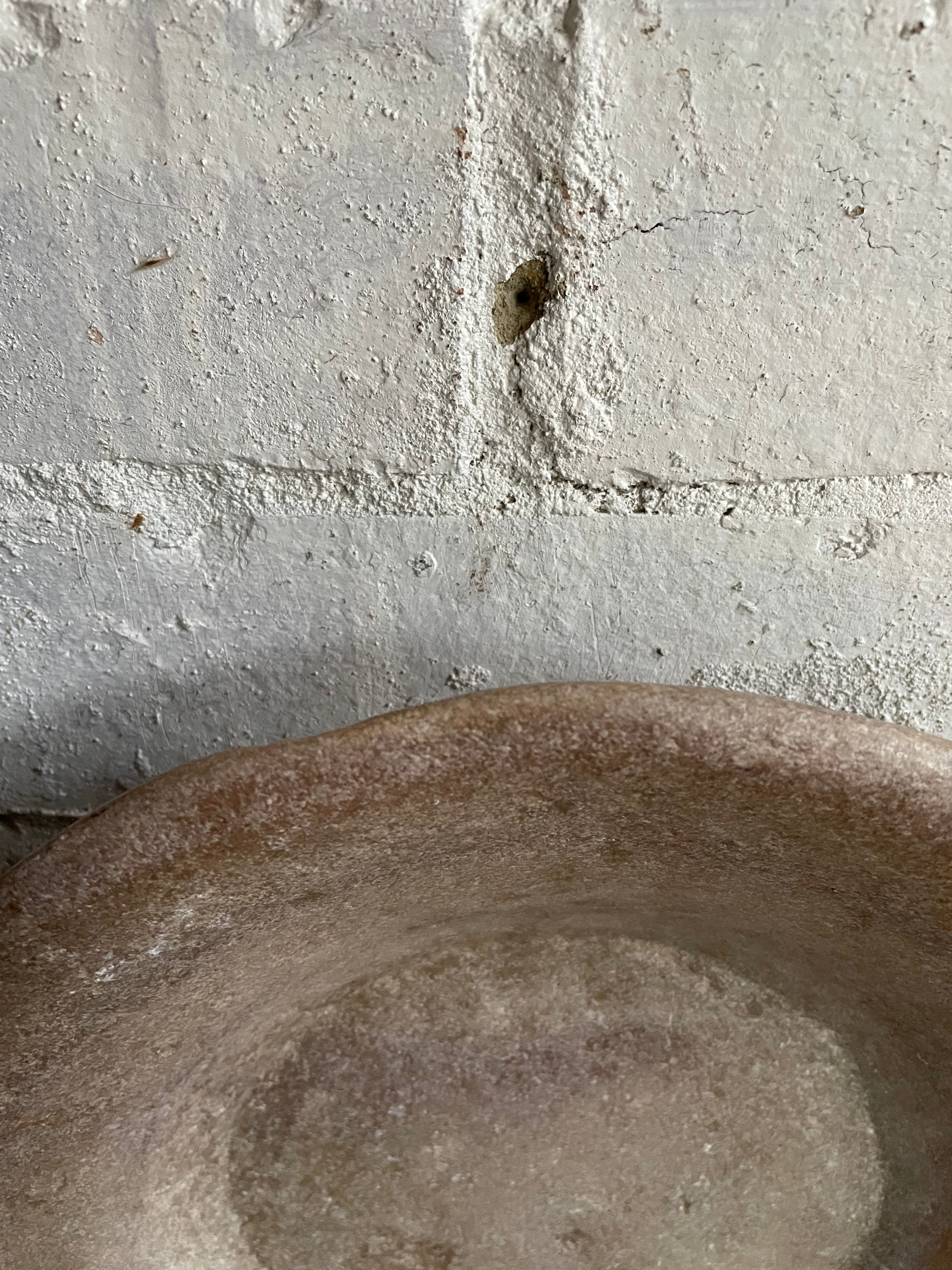 Large Antique Marble Bowl