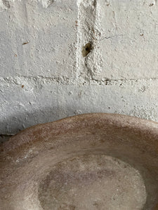 Large Antique Marble Bowl