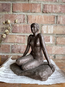 Beautiful Nude Clay Sculpture