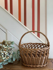 Handmade Vintage Wicker Basket